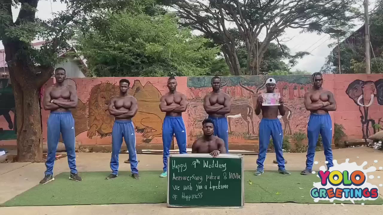 Africa Dance Greetings Teams | YOLO Greetings